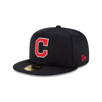 Cleveland Indians Gorra | New Era MLB Clubhouse Collection 59fifty Fitted Cap Mexico - Azules